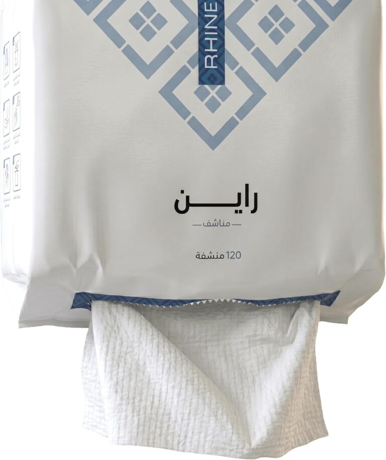 مناشف القطنية، عالية الامتصاص، سميكة وقوية، سهلة التركيب، عبوه واحده × 120 منشفة (1, 1 size)