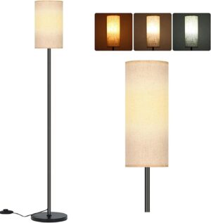 Floor Lamp, 3 Color Temperature Mod...