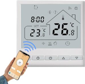 WiFi Smart Thermostat 5+2 Programma...