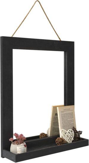 Emfogo Wall Mirror with Shelf, 20 x...