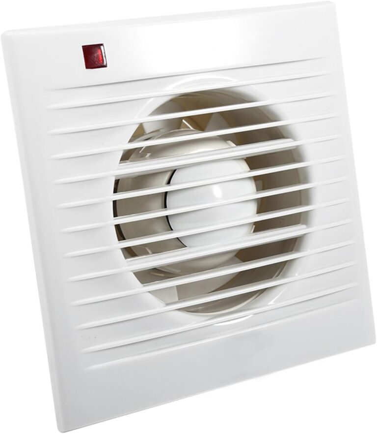 Generic Extractor Fan High Strength 6" Ventilating Exhaust Fan for Bathroom Kitchen Wall Mounted, Ideal for Home Ventilation (4 Inch (102mm ID, 3.8mm Thickness))