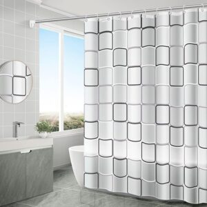 SKY-TOUCH Transparent Shower Curtai...