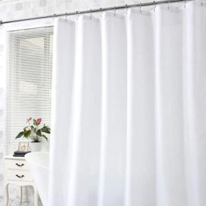 DEARARTBath Pure White Shower Curta...