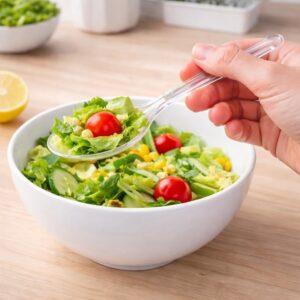 OVA 100PCS Jumbo Plastic Spoons Set...