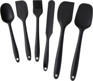 Set Of 6 Silicone Scrapers, Cooking...