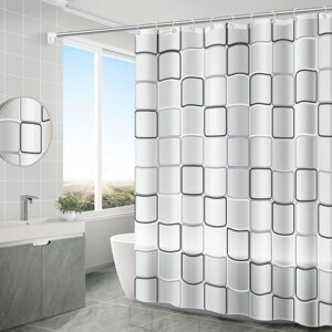 SKY-TOUCH Transparent Shower Curtai...