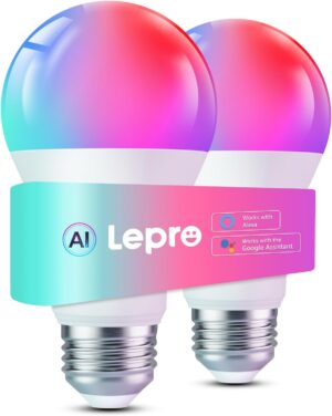 Lepro B2 AI Smart Bulb E27, 1100LM ...
