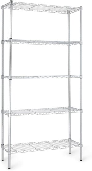 Amazon Basics 5-Shelf Adjustable, H...