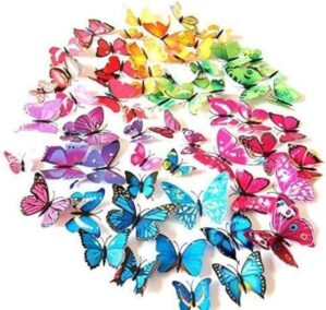 72 PCS 6 Colors Removable 3D DIY Be...