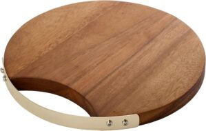BILLI Acacia wood circular round cu...
