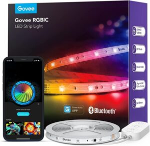 Govee RGBIC LED Strip Light 5M, Sma...