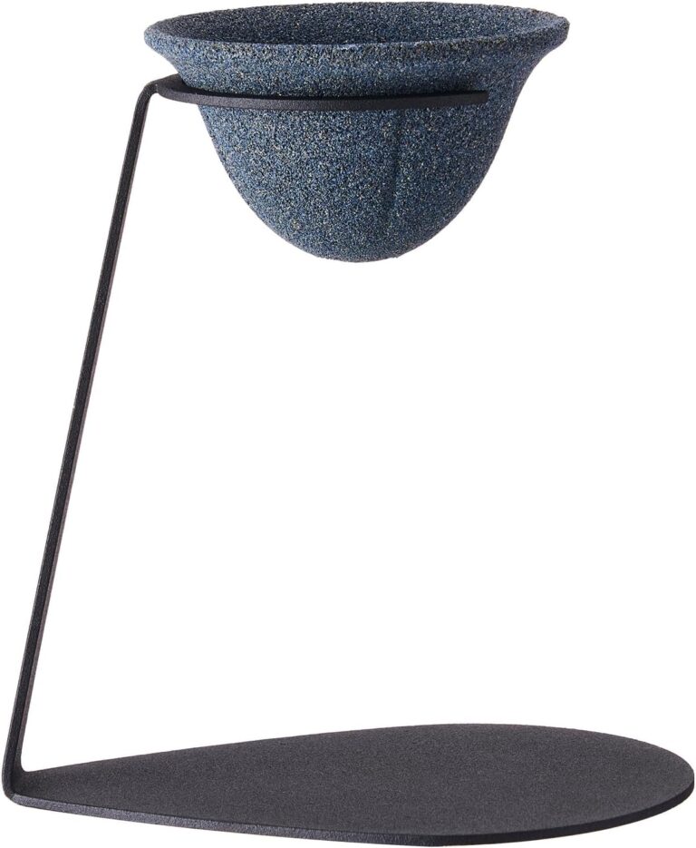 ALMEKAQUZ Creative Hand-Poured, Portable Coffee Dripper with Stand, Eco-Friendly Manual Pour Over Coffee Maker for Office, Travel, Home Brewing, Easy to Clean and Durable