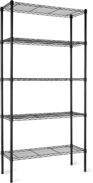 Amazon Basics 5-Shelf Adjustable, H...
