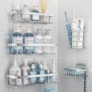 Telfun 5 Pack Shower Caddy Organize...