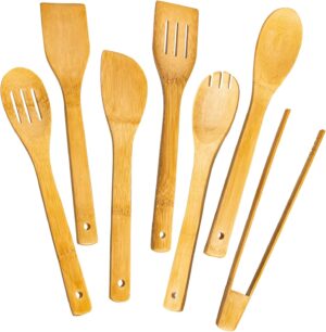 Eisinly Wooden Spoons for Cooking 7...