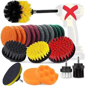 Drill Brush Attachments Set 22 Pack...