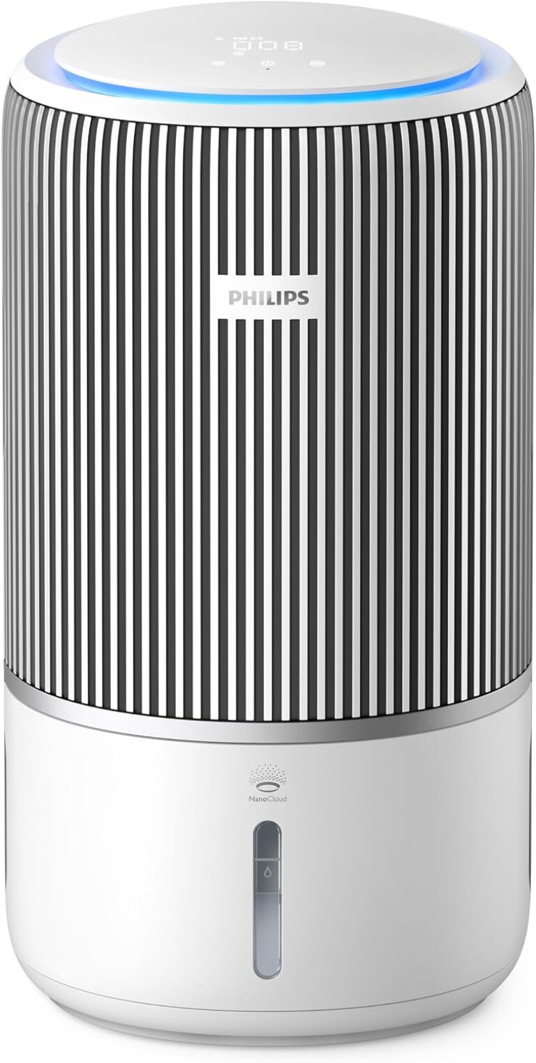 Philips 2-in-1 Air Purifier & Humidifier, For Rooms Up To 78m², 300m³/h CADR | 3400 Series, Humidification Rate 650ml/h, Connected to Air+ App, Very Quite, 1 Year Filter Life, White, AC3420/10
