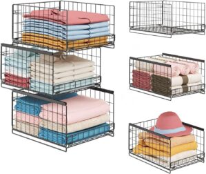 3-Tier Stackable Closet Organizers ...