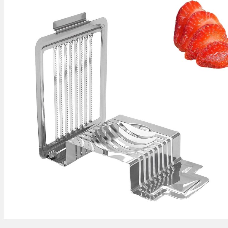Manual Serrated Food Cutter — Quick Slice Tool for Meat, Cheese, Fruits & Vegetables
