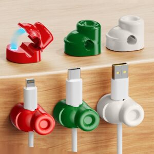 6 Pack Magnetic Cable Clips Cord Or...