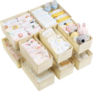 Vtopmart 12 Pack Baby Clothes Drawe...