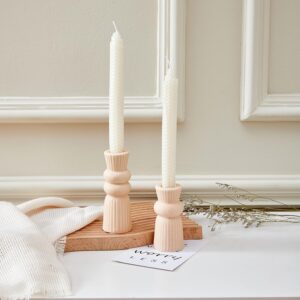 Denique Ceramic Candle Holders Set ...