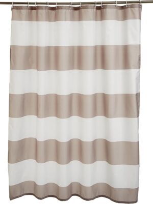 Amazon Basics Fabric Shower Curtain...