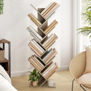 Hoctieon 10 Tier Tree Bookshelf, 10...