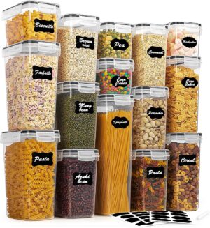Vtopmart 15 Pack Plastic Food Stora...