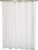 Amazon Basics Solid Colour Fabric Shower Curtain Mould Resistant and Water Repellent, White, 180 x 200cm