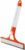 3-in-1 Window Squeegee, Silicone Squeegee Bathroom Cleaner Tool, Handheld Window Wiper for Bathroom, Window, Shower, Mirror, and Car Window (Orange)