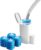 SKY-TOUCH Disposable Toilet Brush and Holder Bathroom Cleaner Kit with 16 Wand Replacement Heads – Disposable Touch Free & Hygienic Bathroom Accessory for Sparkling Toilet Bowl