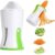 YelaJoy White Vegetable Spiralizer, Handheld Spiral Cutter for Veggie Noodles, 3 Zucchini Pasta Slicer, Manual Salad Slicer Tool, Kitchen Gadget for Healthy Meal Preparation