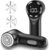 Buywoo Fabric Shaver, Electric Lint Remover, Rechargeable Lint Shaver, Sweater Defuzzer to Remove Pilling, Battery Operated, 6-blade, 3-speed with LED Display for Clothes, Upholstery, Furniture, Black