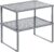SONGMICS Cabinet Organizers, Countertop Shelf Riser, Stackable, Expandable, Set of 2 Metal Kitchen Counter Shelves, Silver UKCS01SV