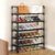 Multi-Layer Metal Shoe Rack, Free Standing Shoe Storage Organizer, Sturdy Space-Saving Shoe Shelf with Easy Assembly, Ideal for Entryway, Bedroom, Garage & Closet (5Layer60cm)