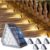 6 Pack Solar Stair Lights Outdoor, Dusk to Dawn Steps Light