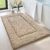DEXI Bathroom Mat Washable Non Slip Bath Mats, 50 x 80 cm Beige
