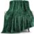 Whale Flotilla Extra Large Emerald Green Throw Blanket for Couch, Decorative Soft Warm Fleece Bed Blankets, Plush Fluffy Thick Sofa Throws for All Season, 50×70 Inch